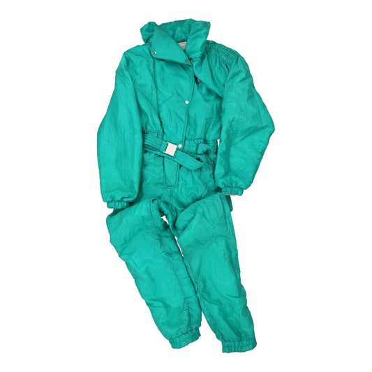 Vintage green 1980's Lafont All-In-One Ski Suit - womens medium