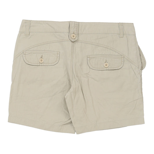Vintage Blend Shorts - 34W UK 12 Beige Cotton