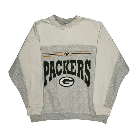 Made In USA, Green Bay Packers Salem Nfl Sweatshirt - XL Grey Cotton