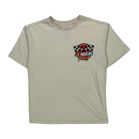 Age 14-16 Nascar Nascar T-Shirt - Large Beige Cotton Blend