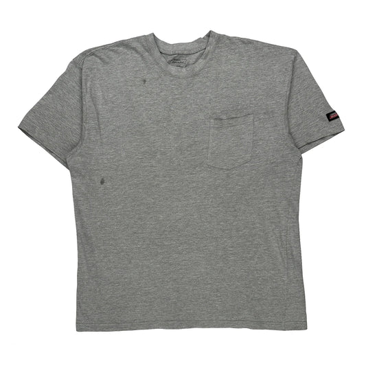 Dickies T-Shirt - 2XL Grey Cotton