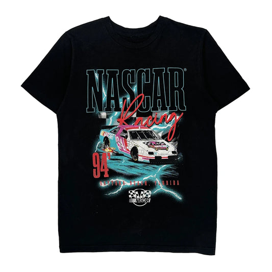 Daytona Beach, Florida Nascar T-Shirt - Medium Black Cotton Blend