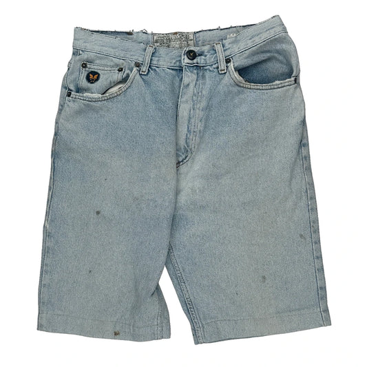 Vintage Special Edition Avirex Denim Shorts - 28W 11L Light Wash Denim