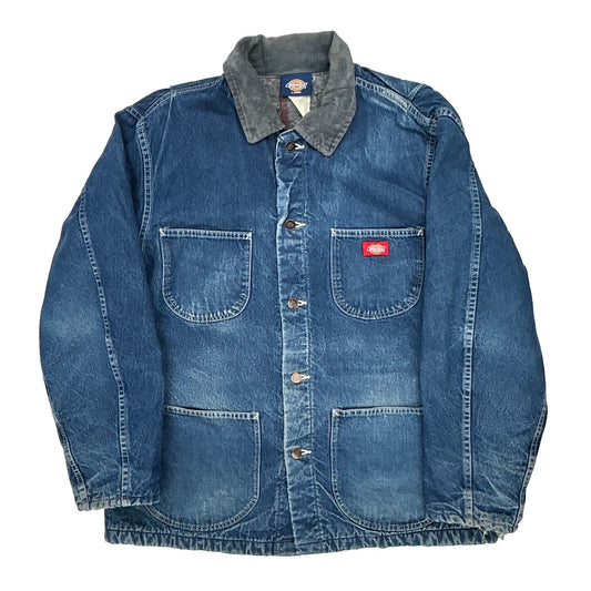 Dickies Oversized Denim Jacket - Large Blue Denim