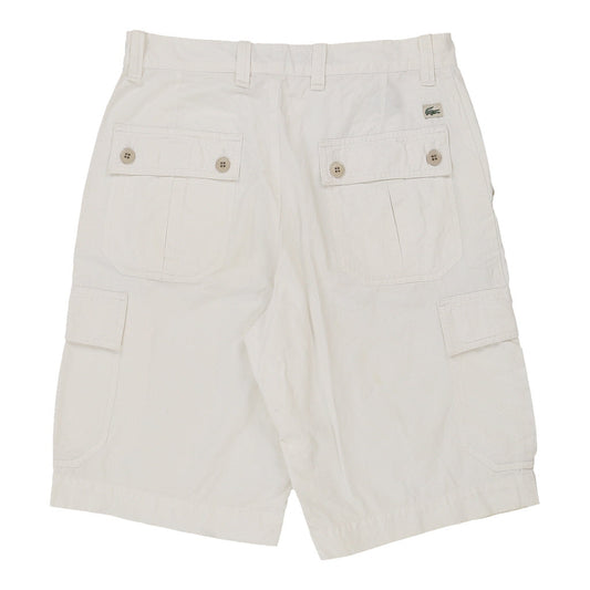 Vintage white Lacoste Cargo Shorts - mens 30" waist