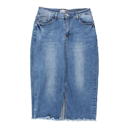 Vintage blue Obiettivo Denim Skirt - womens medium