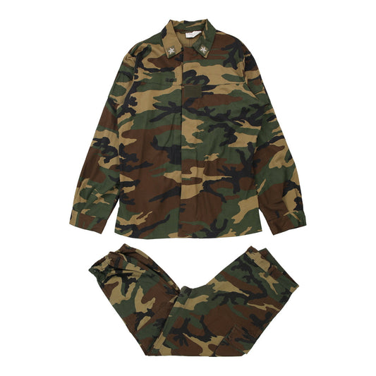 Vintage camo Italian Army Unbranded Full Suit - mens large