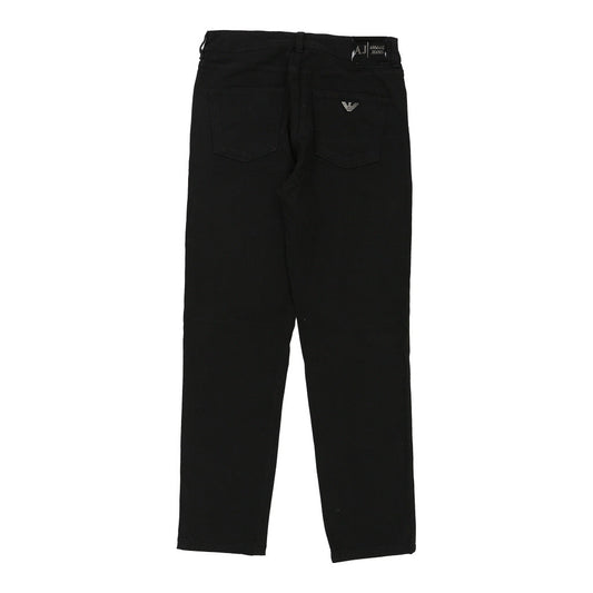 Vintage black Dahlia Armani Jeans Trousers - womens 28" waist