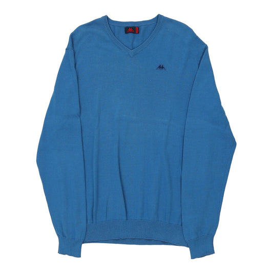 Vintage blue Kappa Jumper - mens x-large