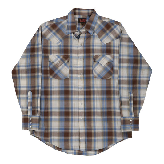 Vintage multicoloured Plains Shirt - mens large