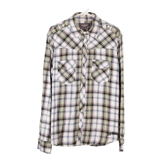 Vintage green Malloy Flannel Shirt - mens large