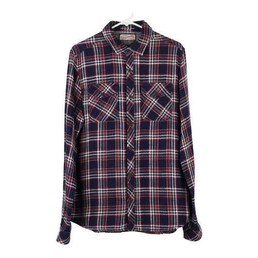 Vintage blue Assembled Goods Flannel Shirt - mens large