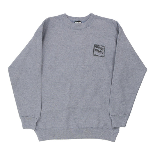 Vintage grey Made in USA Jimmy Hollywood Signal Sports Sweatshirt - mens large